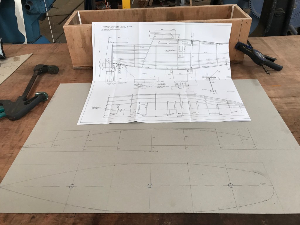 Drawing up the lead bulbs, full size for the start of the buck and casting plug